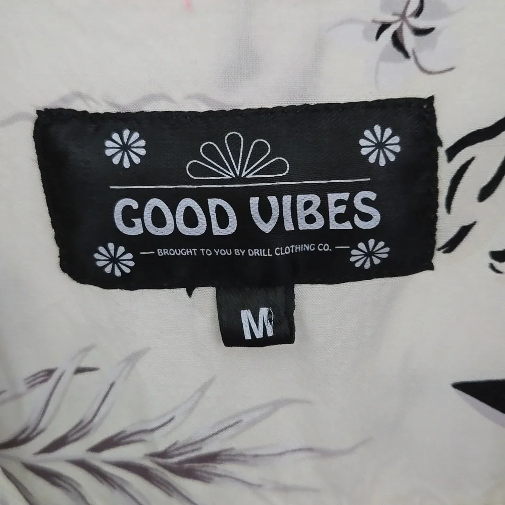 Good Vibes tropical short sleeve shirt - Picture 4 of 12